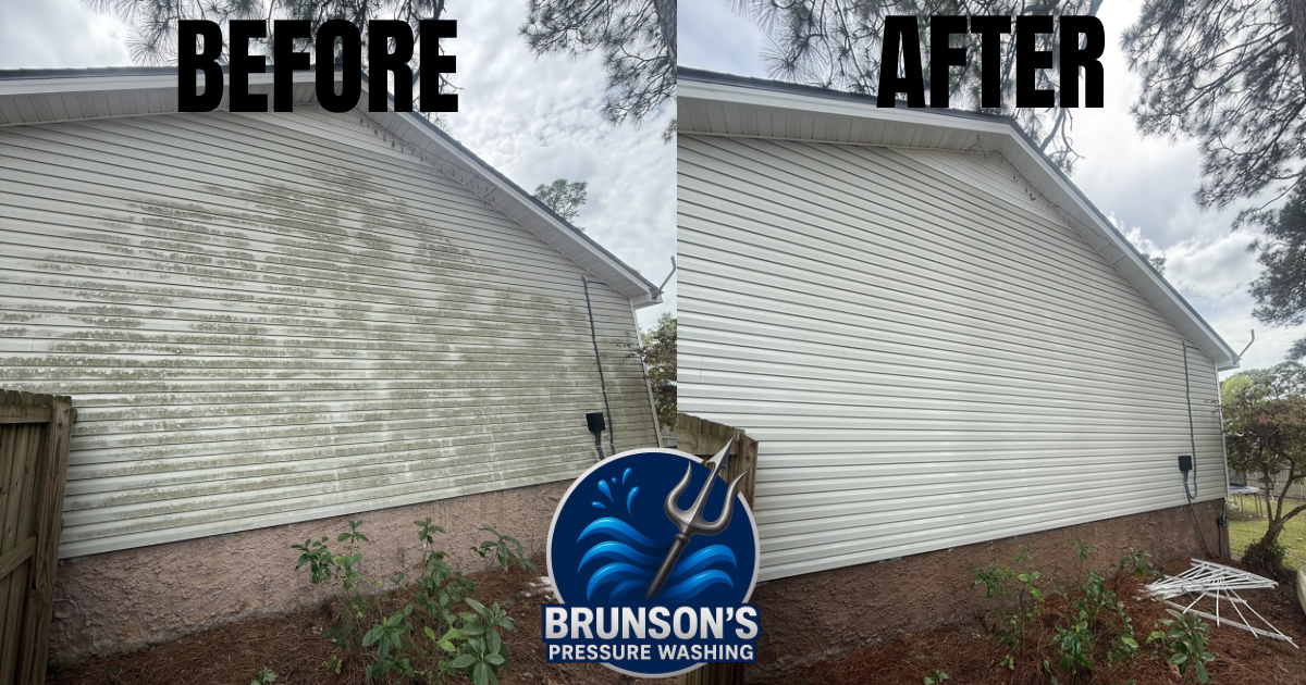 Before and after cleaning project 6